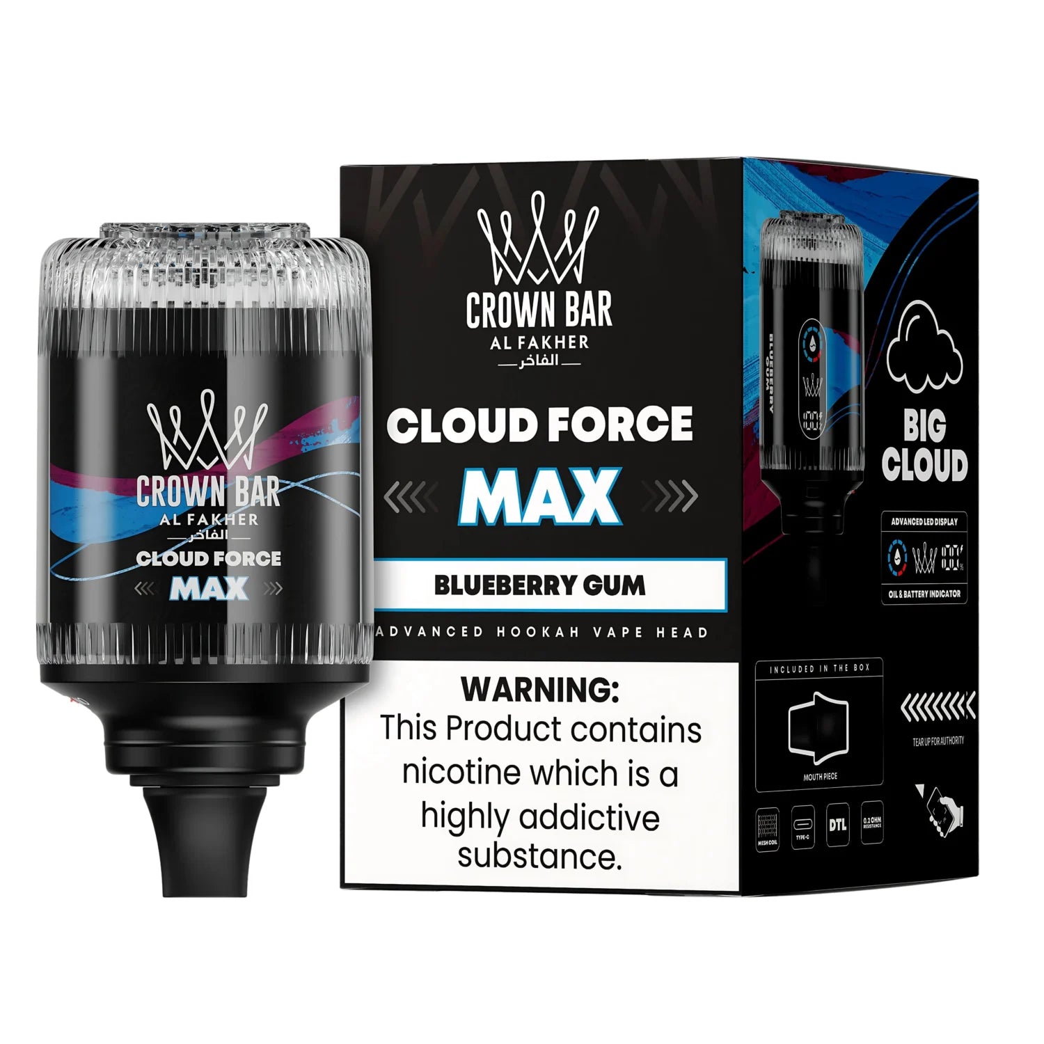 Al Fakher Cloud Force Max 50K E-Head