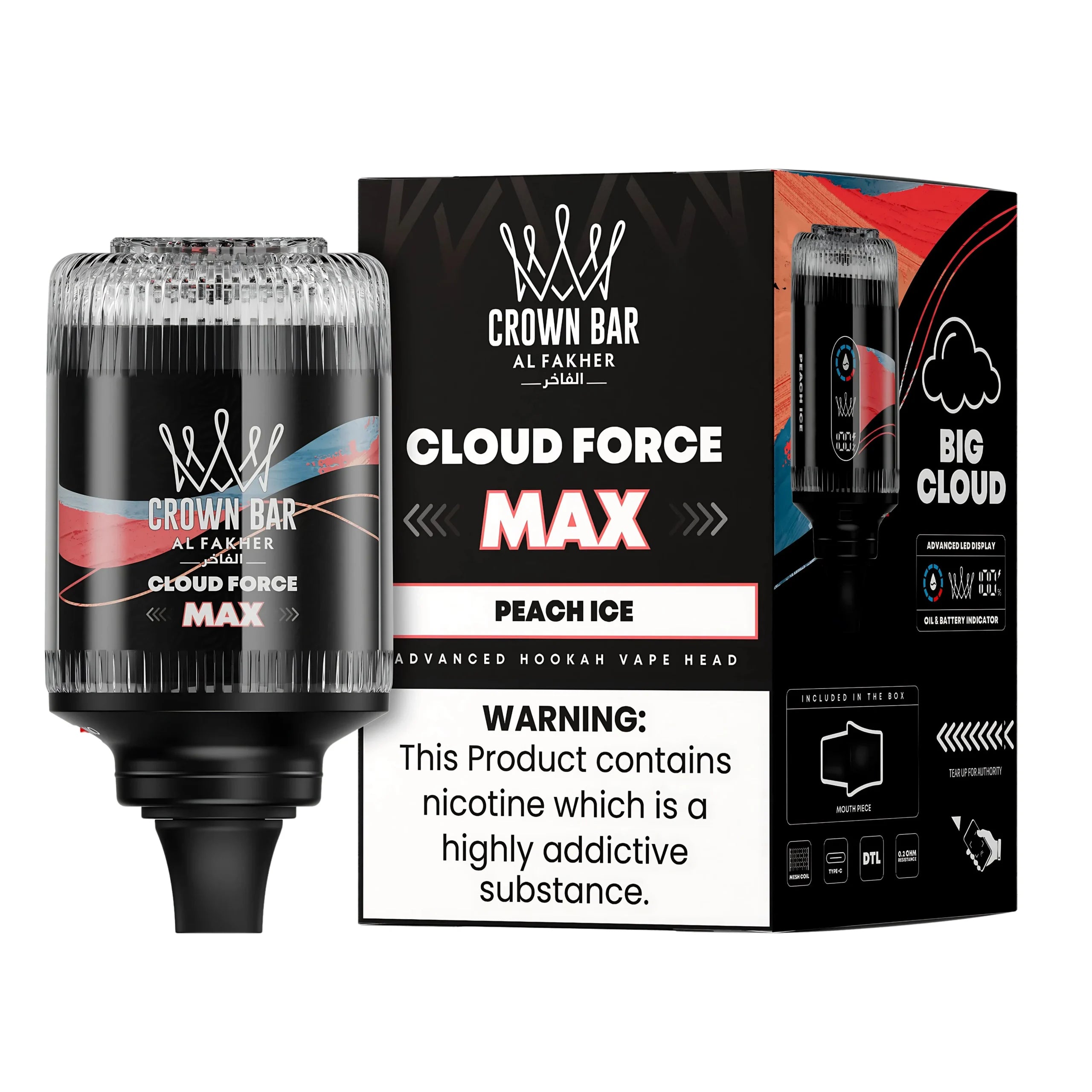 Al Fakher Cloud Force Max 50K E-Head