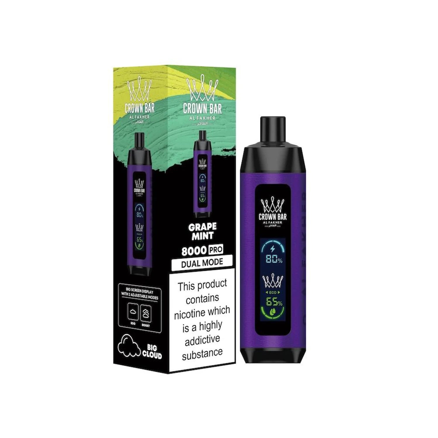 Al Fakher Crown Bar Vape 8K