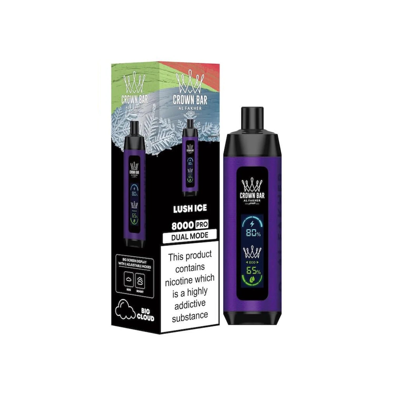 Al Fakher Crown Bar Vape 8K