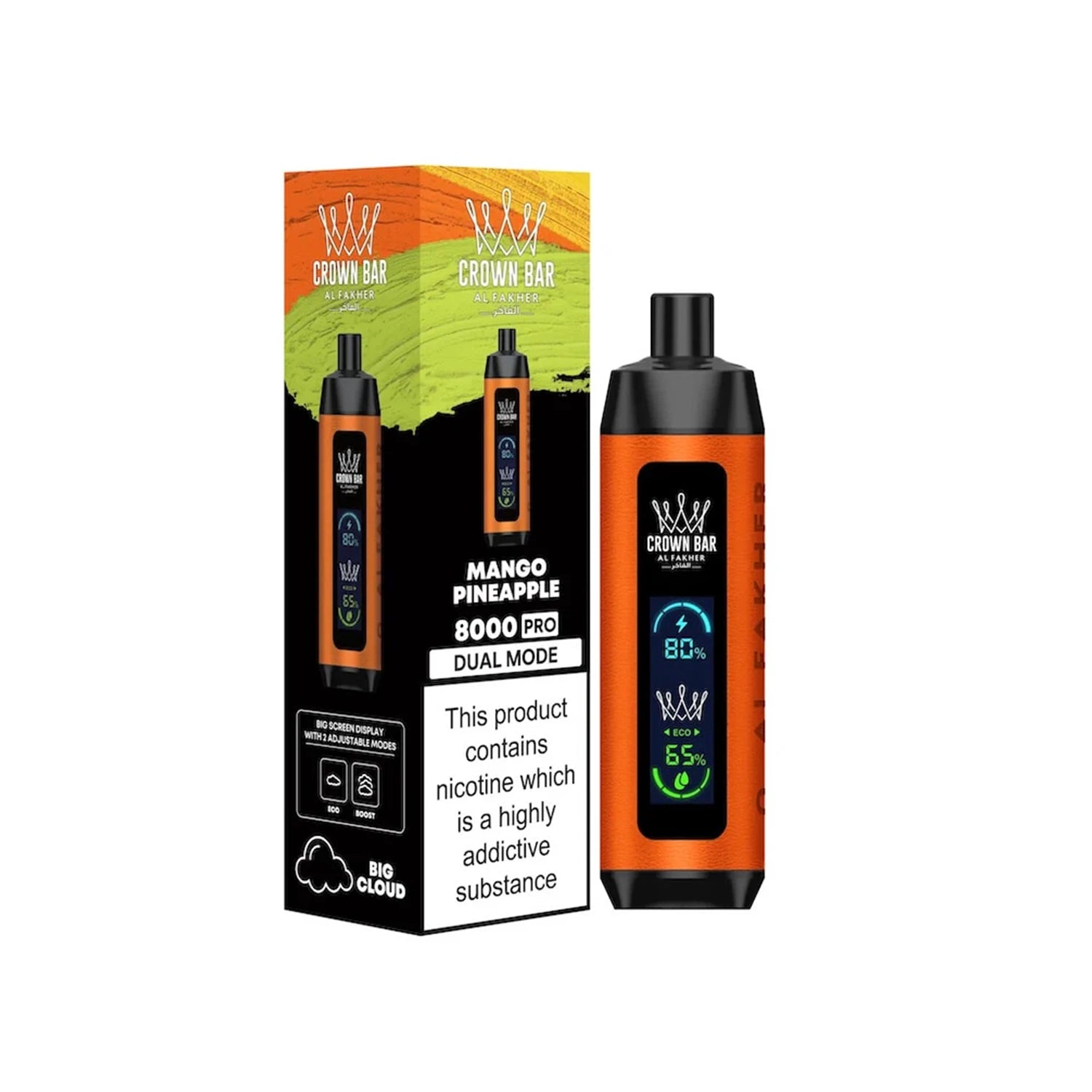 Al Fakher Crown Bar Vape 8K