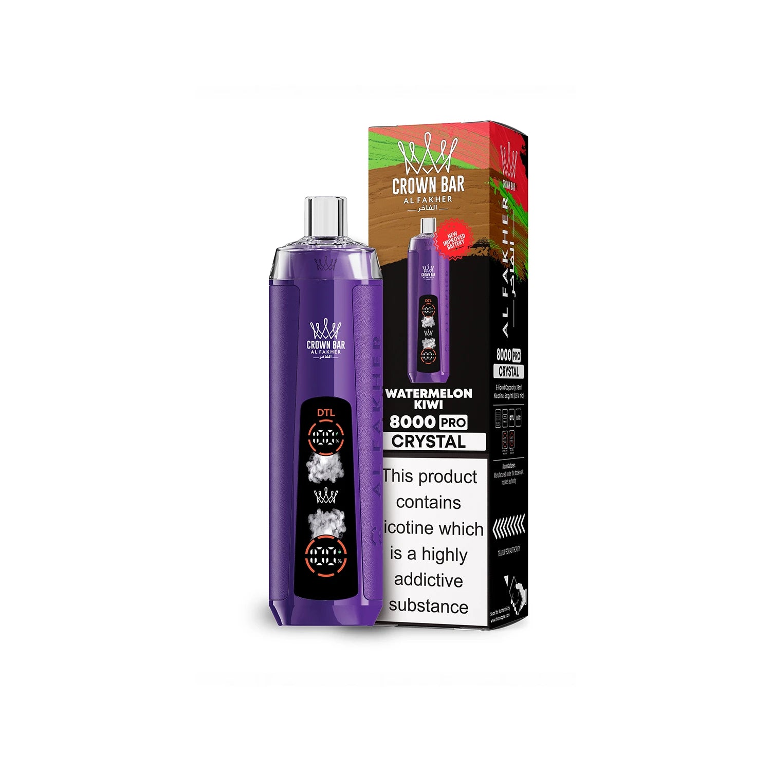 Al Fakher Crown Bar Vape 8K