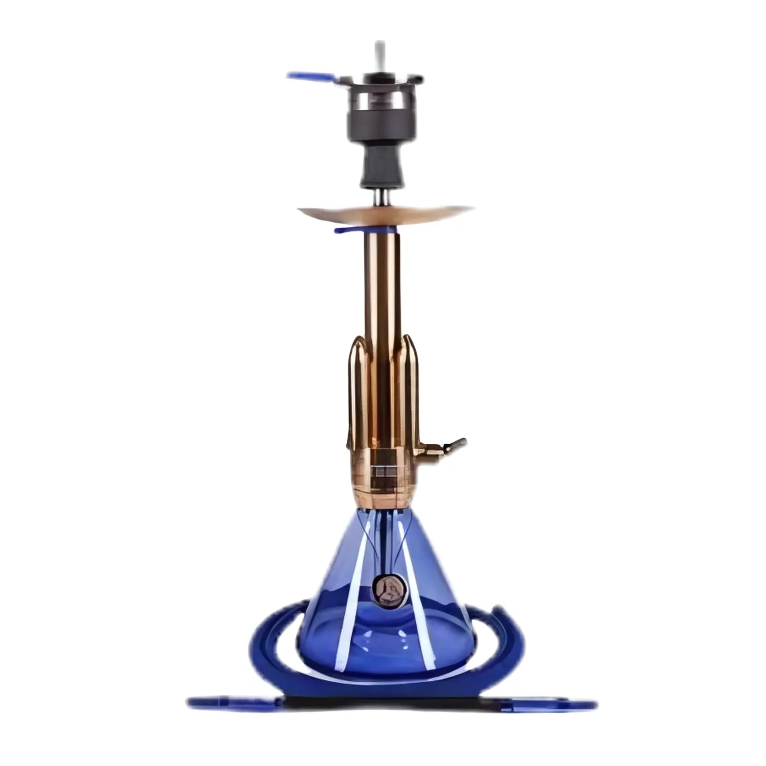Amy Little Rocket 067.02 hookah – stylish design with glass base and silicone hose