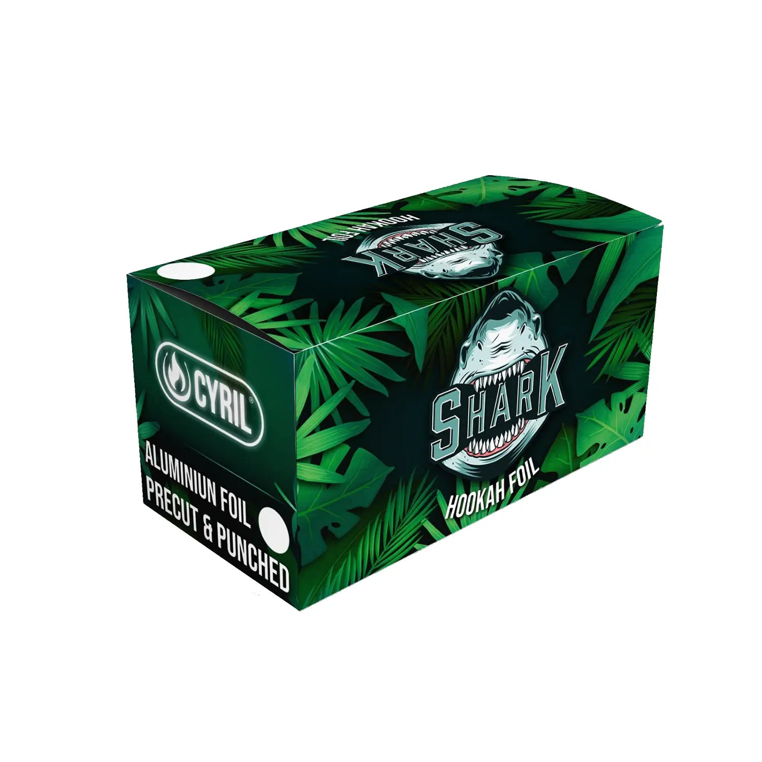 Cyril Aluminium Foil Shark Pre-cut & Punched – 40micr