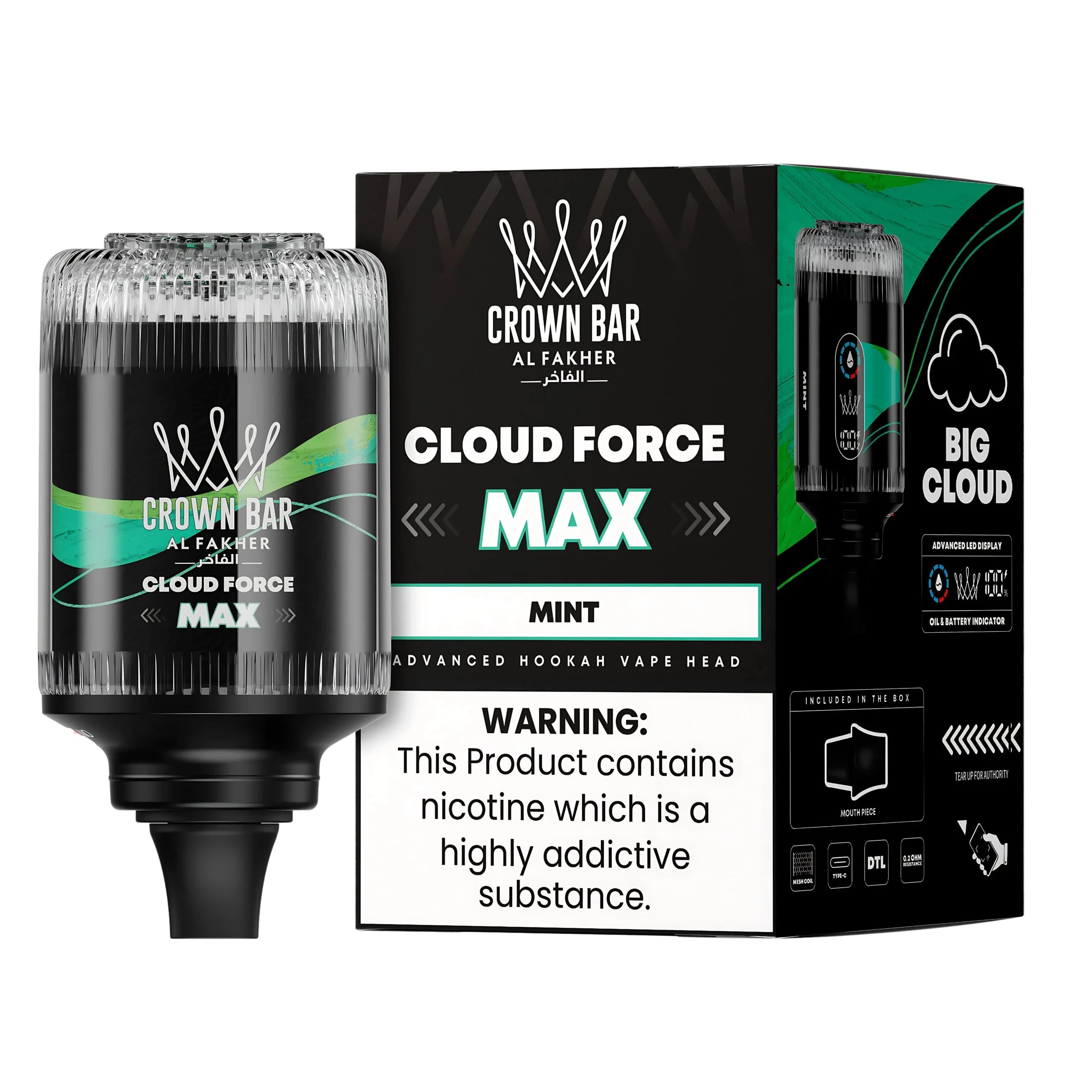 Al Fakher Cloud Force Max 50K E-Head