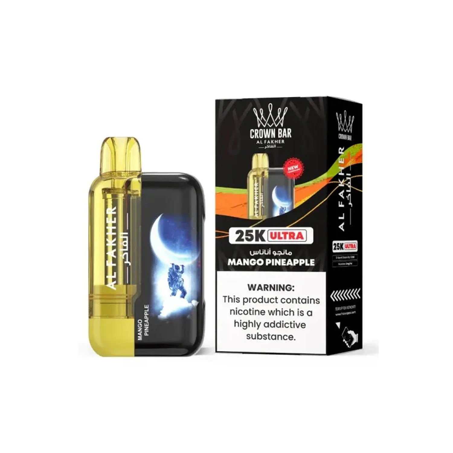 Al Fakher Crown Bar Vape 25K Ultra