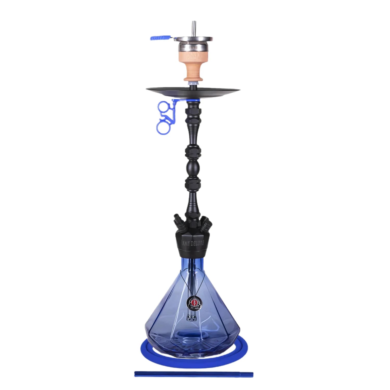 Premium Amy Deluxe Hookah Alu 063 set – complete shisha setup with accessories

