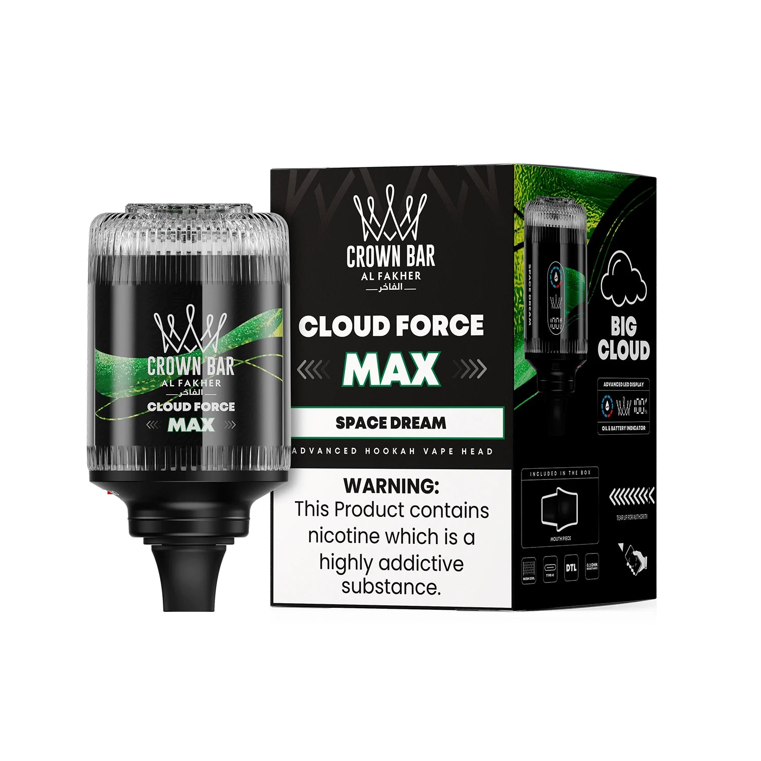 Al Fakher Cloud Force Max 50K E-Head