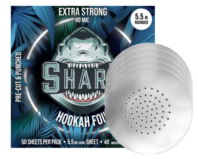 Cyril Aluminium Foil Shark Pre-cut & Punched – 40micr
