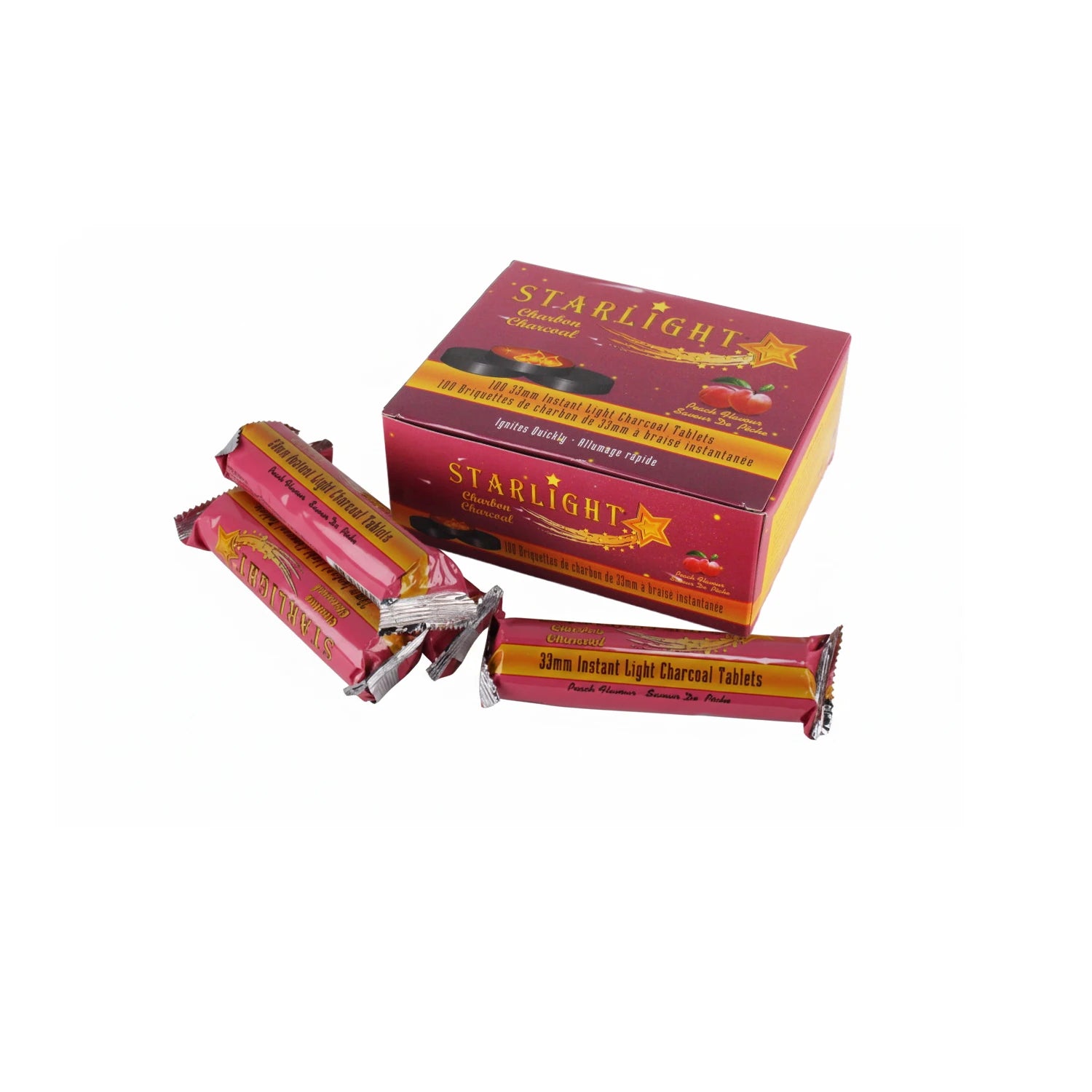 Starlight Peach Charcoal 33mm